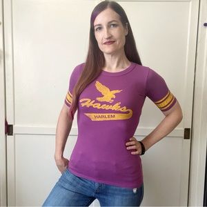 MTV Harlem Hawks Baseball Tshirt